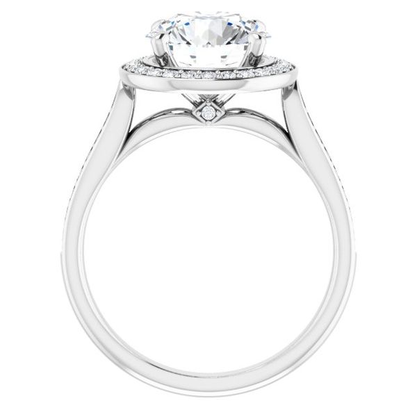 Halo-Style Engagement Ring Image 2 Meritage Jewelers Lutherville, MD