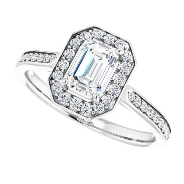 Halo-Style Engagement Ring Image 5 Monarch Jewelry Winter Park, FL