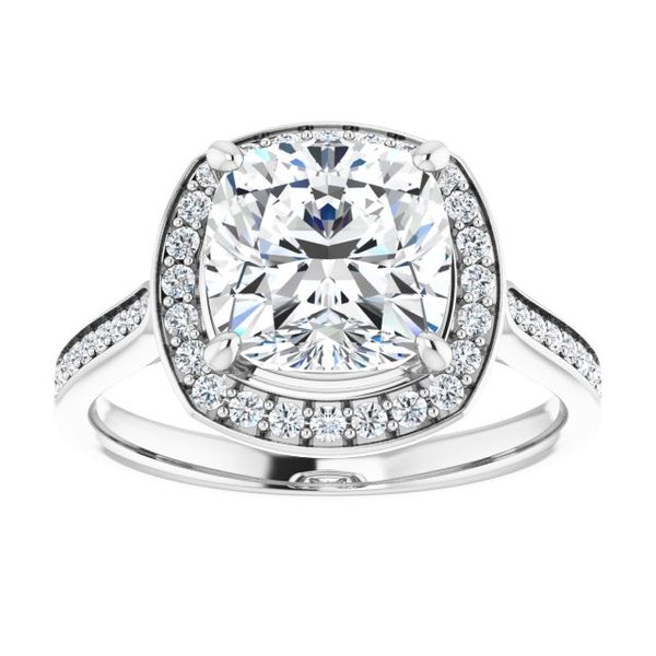 Halo-Style Engagement Ring Image 3 Reiniger Jewelers Swansea, IL