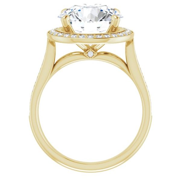 Halo-Style Engagement Ring Image 2 Reiniger Jewelers Swansea, IL
