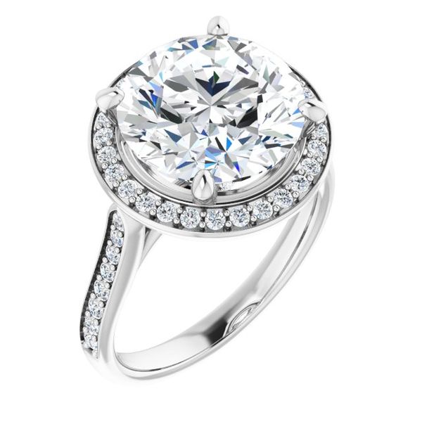 Halo-Style Engagement Ring Greenfield Jewelers Pittsburgh, PA