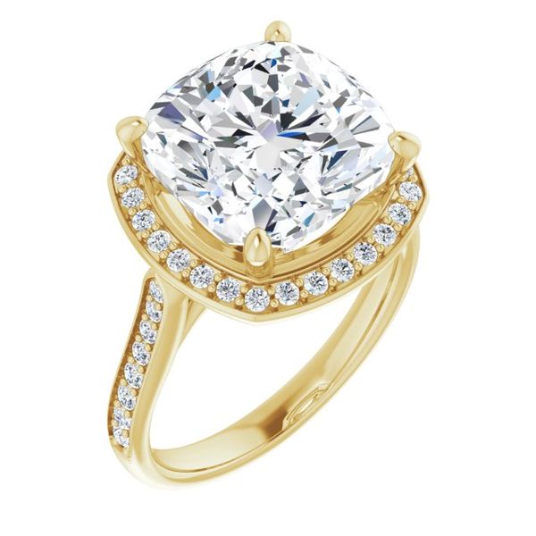 Halo-Style Engagement Ring Natale Jewelers Sewell, NJ