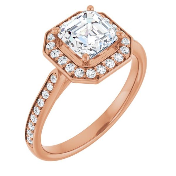 Halo-Style Engagement Ring Maharaja's Fine Jewelry & Gift Panama City, FL