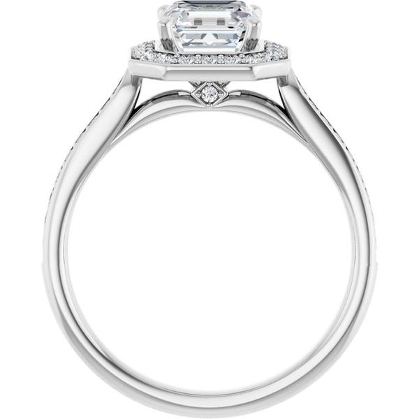 Halo-Style Engagement Ring Image 2 Studio 107 Elk River, MN