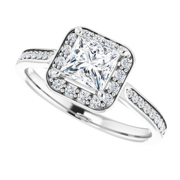 Halo-Style Engagement Ring Image 5 Meritage Jewelers Lutherville, MD
