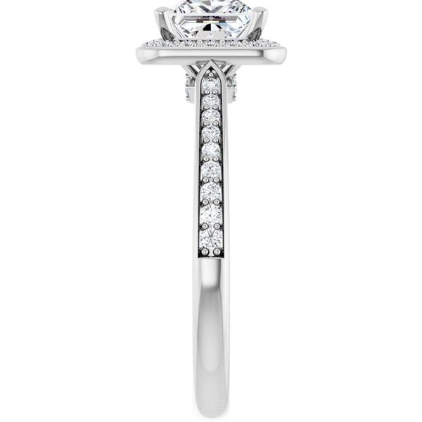 Halo-Style Engagement Ring Image 4 House of Silva Wooster, OH