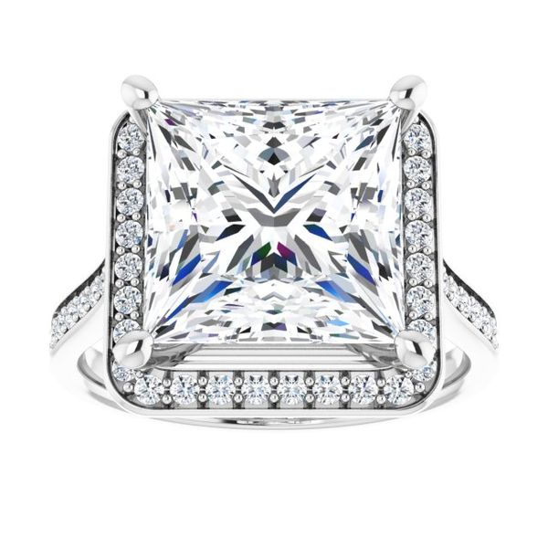 Halo-Style Engagement Ring Image 3 Greenfield Jewelers Pittsburgh, PA