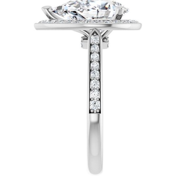 Halo-Style Engagement Ring Image 4 Reiniger Jewelers Swansea, IL