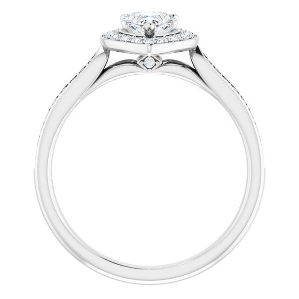 Halo-Style Engagement Ring Image 2 Meritage Jewelers Lutherville, MD