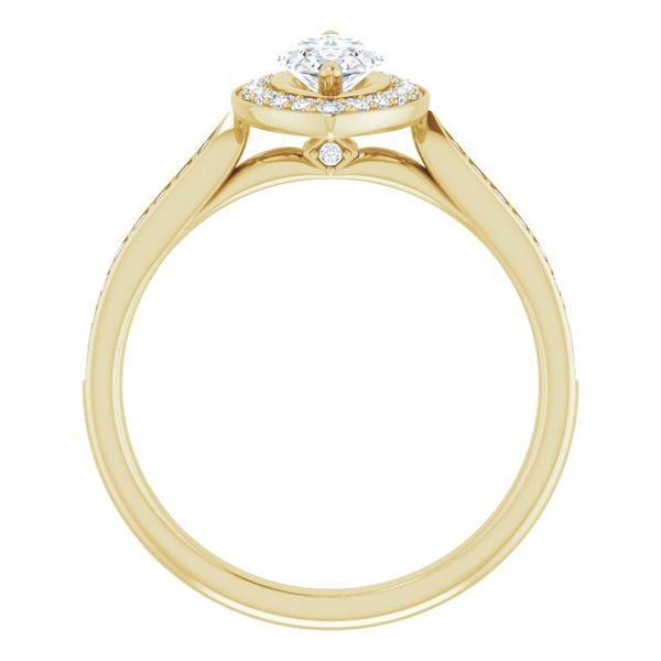 Halo-Style Engagement Ring Image 2 Maharaja's Fine Jewelry & Gift Panama City, FL