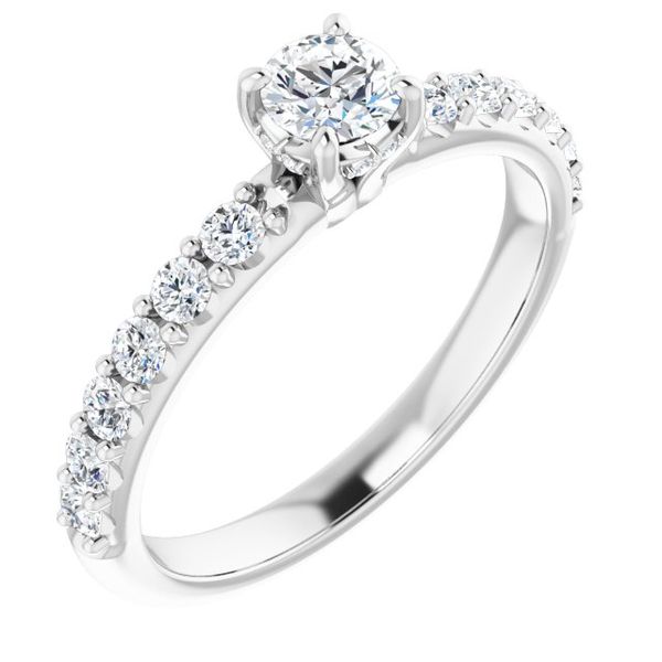 Accented Engagement Ring Maharaja's Fine Jewelry & Gift Panama City, FL