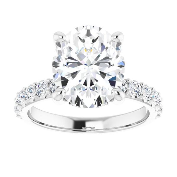 Accented Engagement Ring Image 3 Meritage Jewelers Lutherville, MD