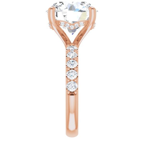 Accented Engagement Ring Image 4 LeeBrant Jewelry & Watch Co Sandy Springs, GA