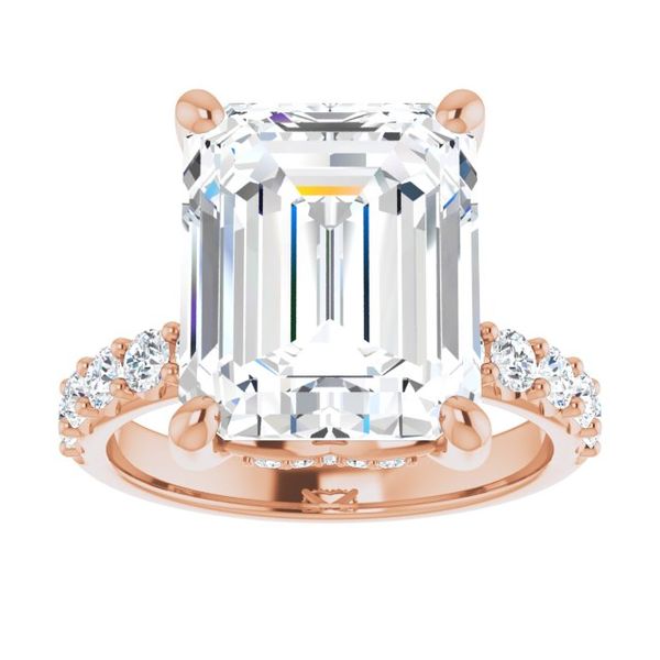 Accented Engagement Ring Image 3 LeeBrant Jewelry & Watch Co Sandy Springs, GA