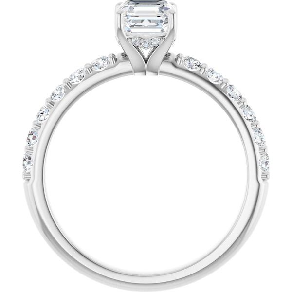 Accented Engagement Ring Image 2 Meritage Jewelers Lutherville, MD