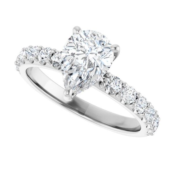 Accented Engagement Ring Image 5 Meritage Jewelers Lutherville, MD
