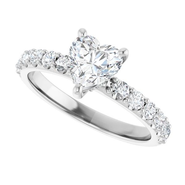 Accented Engagement Ring Image 5 Meritage Jewelers Lutherville, MD