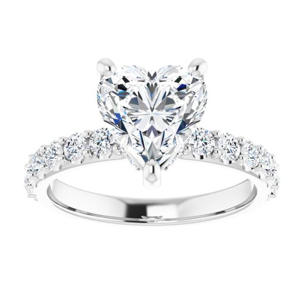 Accented Engagement Ring Image 3 Jayson Jewelers Cape Girardeau, MO