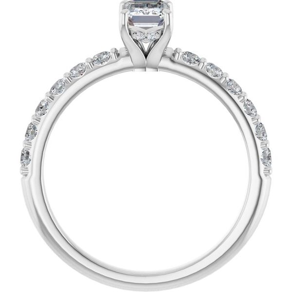 Accented Engagement Ring Image 2 Meritage Jewelers Lutherville, MD
