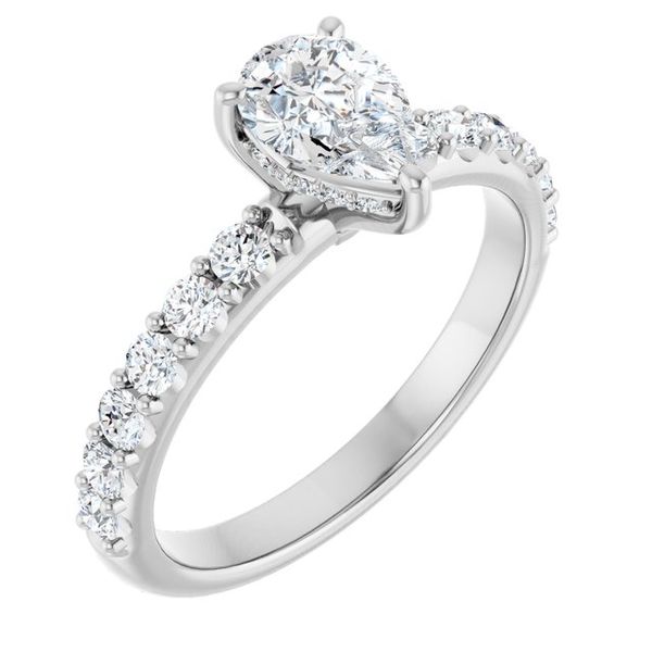 Accented Engagement Ring Swede's Jewelers East Windsor, CT