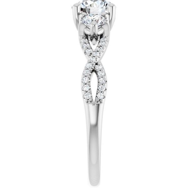 Three-Stone Engagement Ring Image 4 Javeri Jewelers Inc Frisco, TX