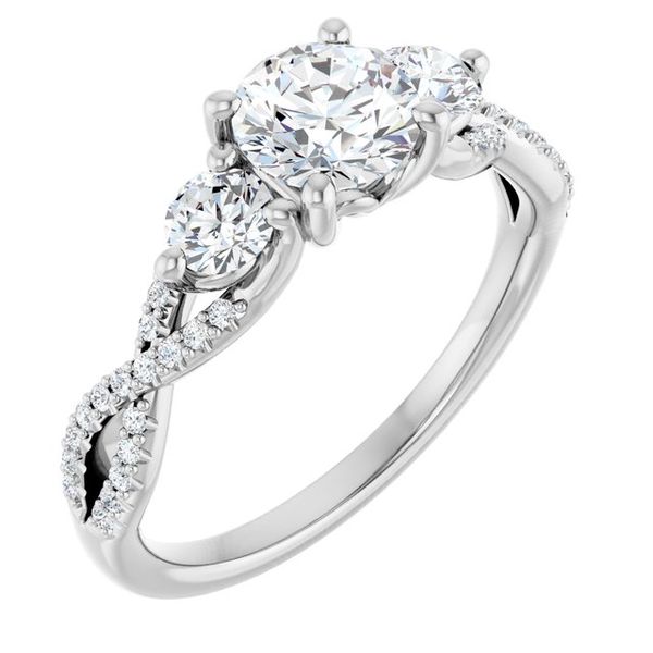 Three-Stone Engagement Ring Javeri Jewelers Inc Frisco, TX