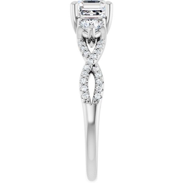 Three-Stone Engagement Ring Image 4 LeeBrant Jewelry & Watch Co Sandy Springs, GA