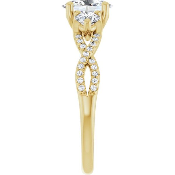 Three-Stone Engagement Ring Image 4 Javeri Jewelers Inc Frisco, TX