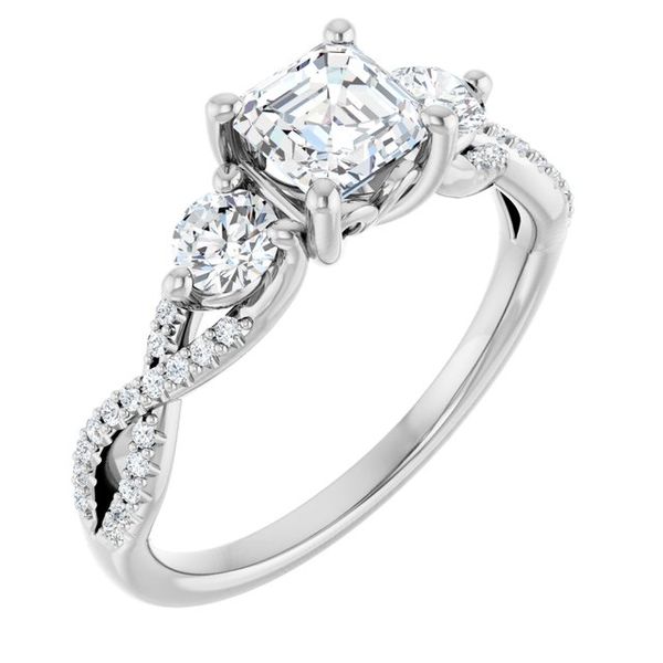 Three-Stone Engagement Ring Jewel Smiths Oklahoma City, OK