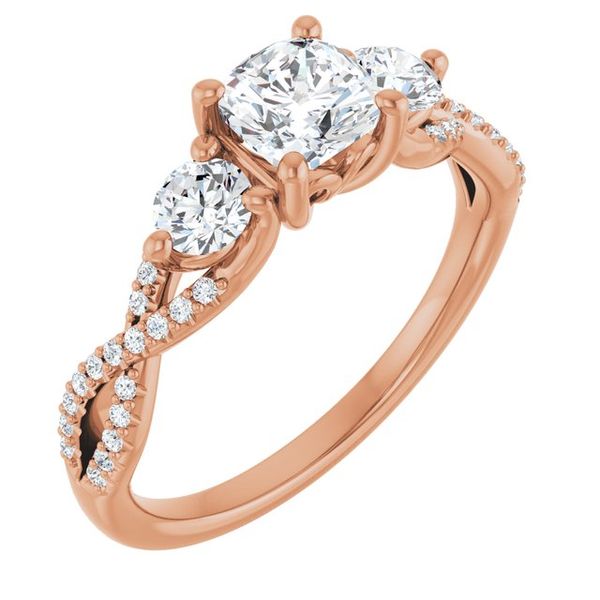 Three-Stone Engagement Ring Natale Jewelers Sewell, NJ