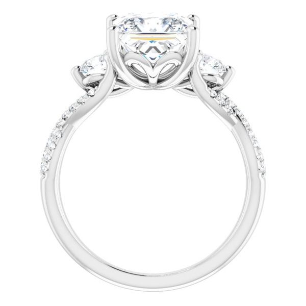 Three-Stone Engagement Ring Image 2 Lester Martin Dresher, PA