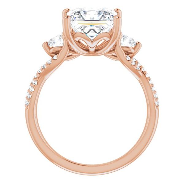 Three-Stone Engagement Ring Image 2 Maharaja's Fine Jewelry & Gift Panama City, FL