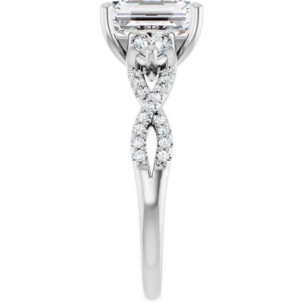 Three-Stone Engagement Ring Image 4 LeeBrant Jewelry & Watch Co Sandy Springs, GA