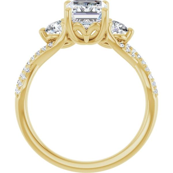 Three-Stone Engagement Ring Image 2 Lester Martin Dresher, PA