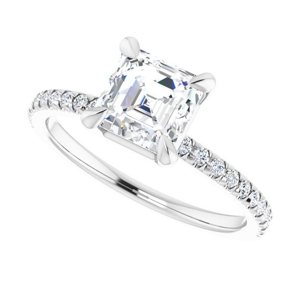 French-Set Engagement Ring Image 5 Lake Oswego Jewelers Lake Oswego, OR