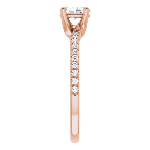 French-Set Engagement Ring Image 4 Javeri Jewelers Inc Frisco, TX