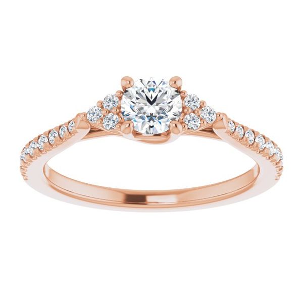 French-Set Engagement Ring Image 3 Javeri Jewelers Inc Frisco, TX