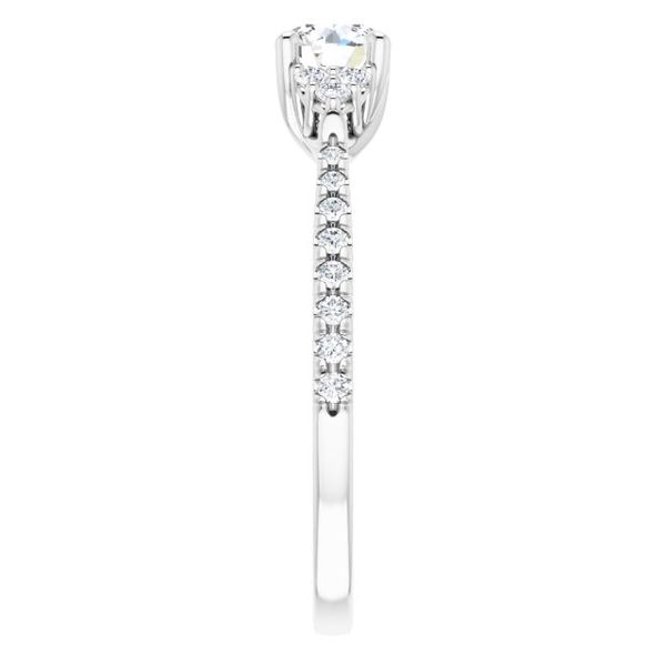 French-Set Engagement Ring Image 4 James Douglas Jewelers LLC Monroeville, PA