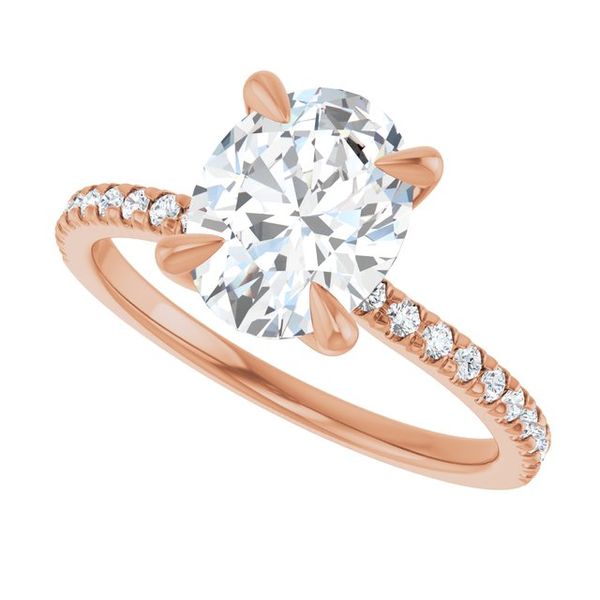 French-Set Engagement Ring Image 5 W.P. Shelton Jewelers Ocean Springs, MS