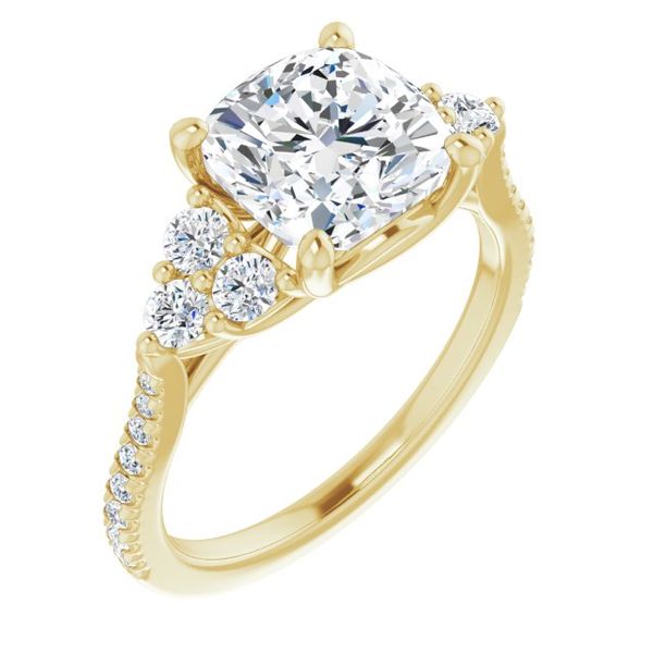 French-Set Engagement Ring Oak Valley Jewelers Oakdale, CA