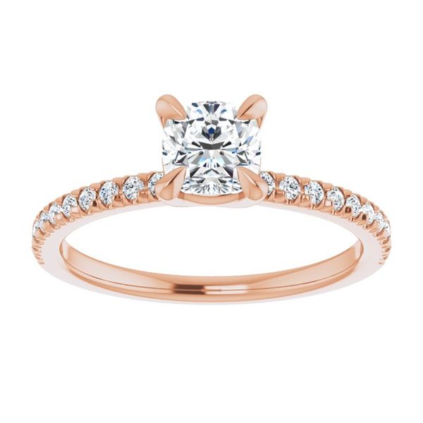 French-Set Engagement Ring Image 3 Jayson Jewelers Cape Girardeau, MO