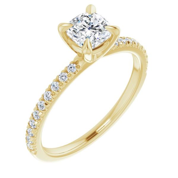 French-Set Engagement Ring Thurber's Fine Jewelry Wadsworth, OH