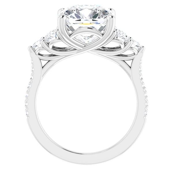 French-Set Engagement Ring Image 2 Thurber's Fine Jewelry Wadsworth, OH