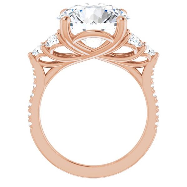 French-Set Engagement Ring Image 2 Lake Oswego Jewelers Lake Oswego, OR