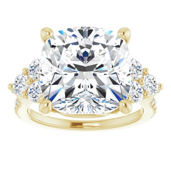 French-Set Engagement Ring Image 3 Minor Jewelry Inc. Nashville, TN
