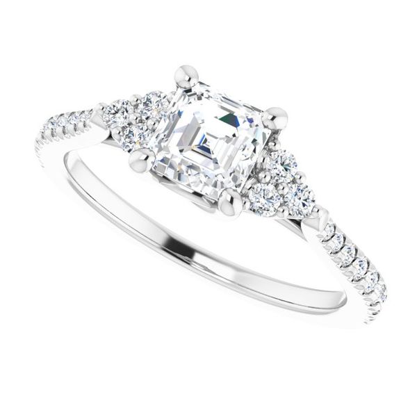 French-Set Engagement Ring Image 5 Mesa Jewelers Grand Junction, CO