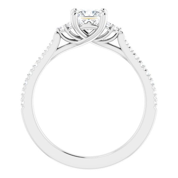 French-Set Engagement Ring Image 2 Monarch Jewelry Winter Park, FL