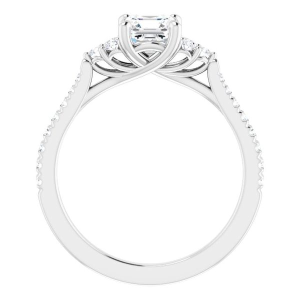 French-Set Engagement Ring