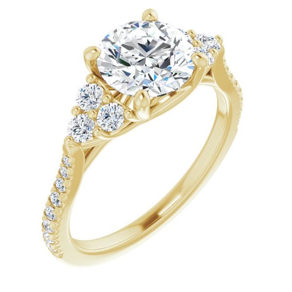 French-Set Engagement Ring W.P. Shelton Jewelers Ocean Springs, MS