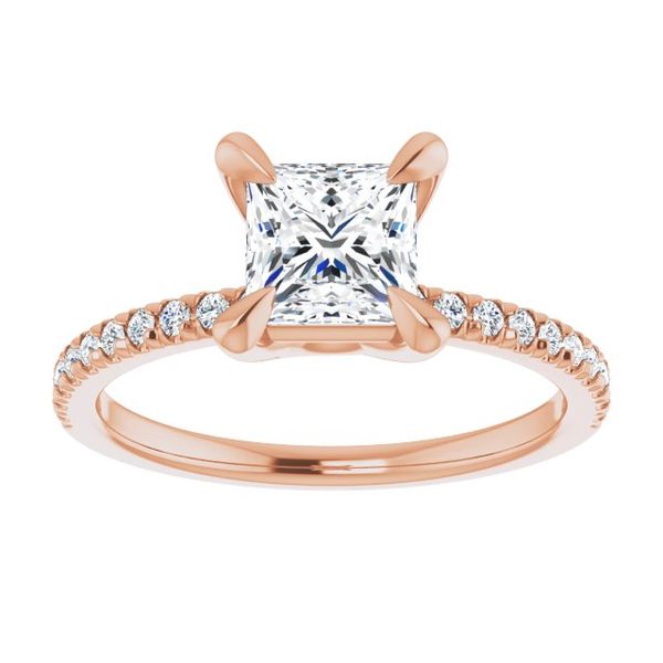French-Set Engagement Ring Image 3 Minor Jewelry Inc. Nashville, TN